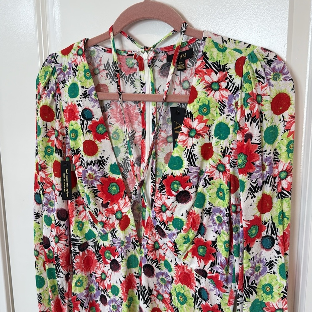 nwt AFRM Caprice Mini Daisy Mini Dress - Picture 3 of 9